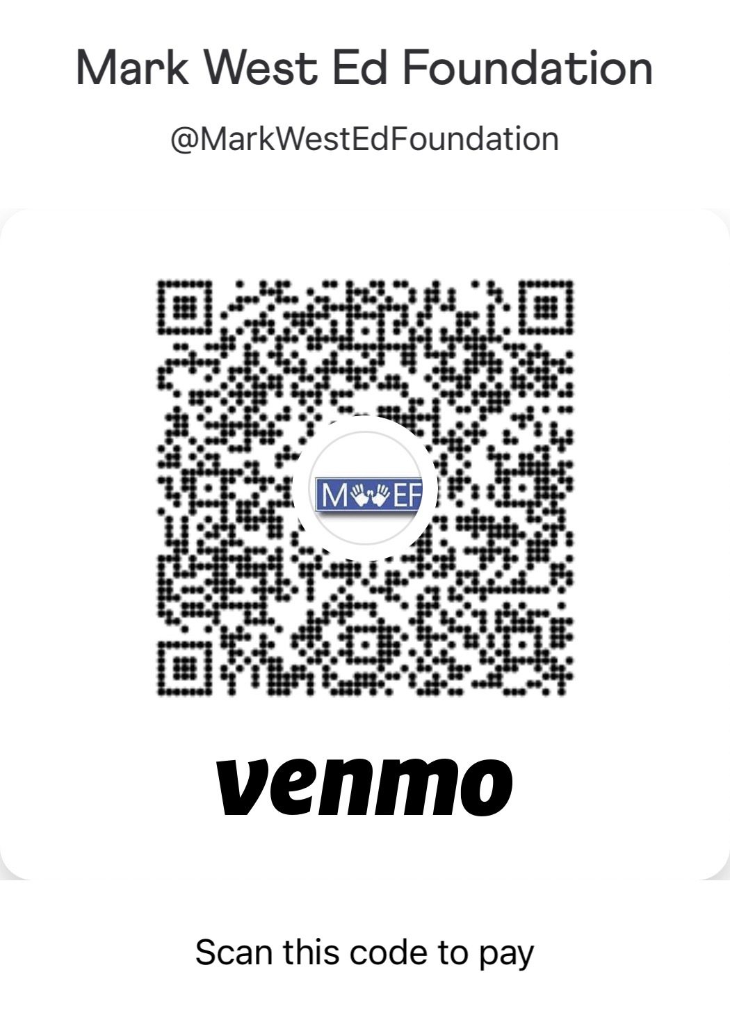 MWEF QR Code